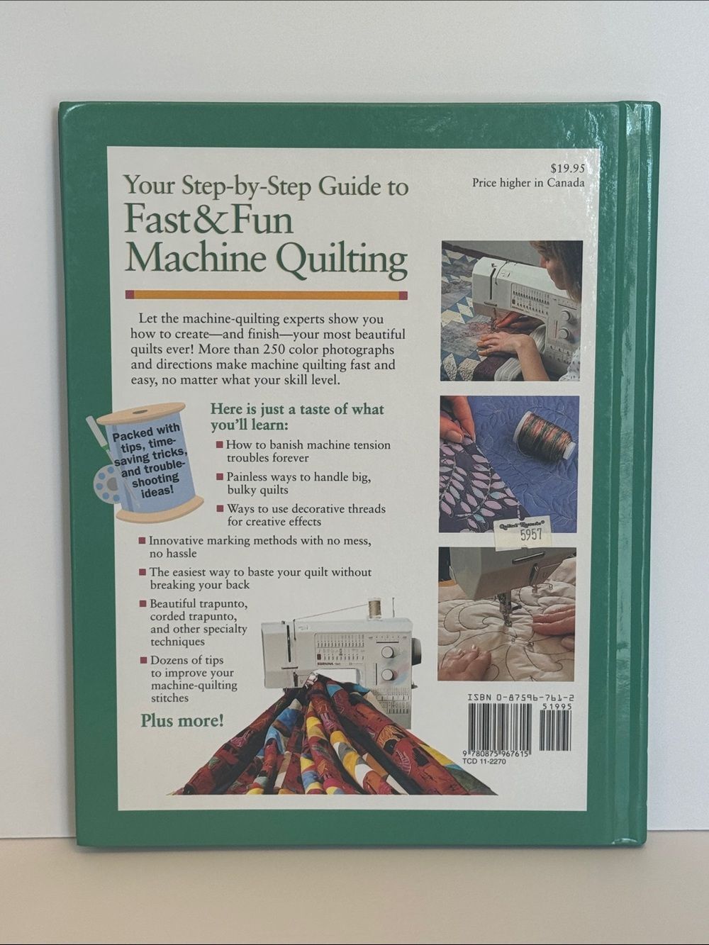 Fast & Fun Machine Quilting Book Step by Step Guide - Picture 2 of 11